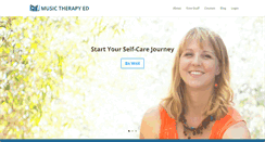 Desktop Screenshot of musictherapyed.com